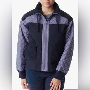 Bass Outdoor Women's Quilted-Trim Zip Bomber Jacket - Heron Multi XS